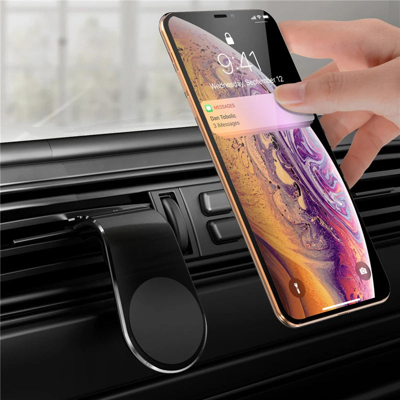 Soporte Magnético para Móvil de Coche con Rotación 360°