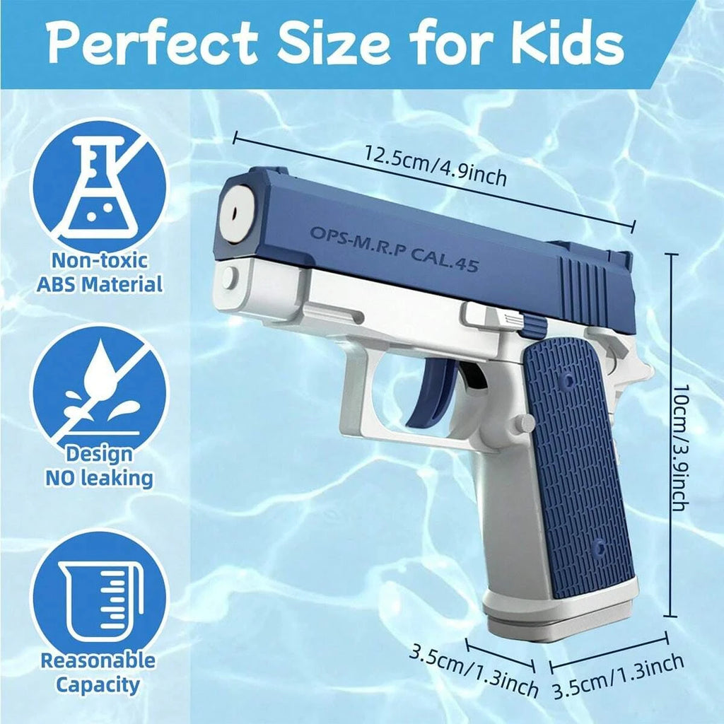 Pistola de Agua M1911 de Alta Presión para Niños y Adultos | Lanzador de Agua para Playa, Piscina y Juegos al Aire Libre | Juguete de Verano