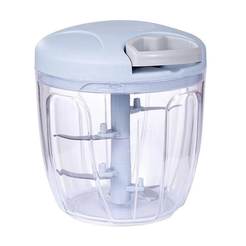 Picadora Manual Multifunción de 500/900 ml – Corta Verduras, Ajo y Carne en Segundos
