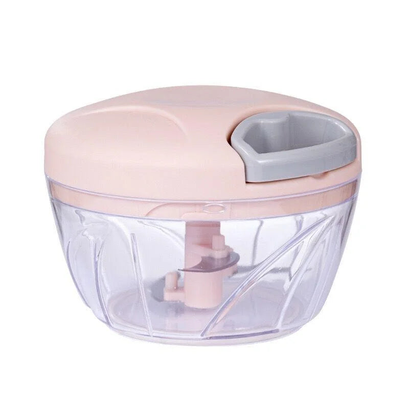 Picadora Manual Multifunción de 500/900 ml – Corta Verduras, Ajo y Carne en Segundos